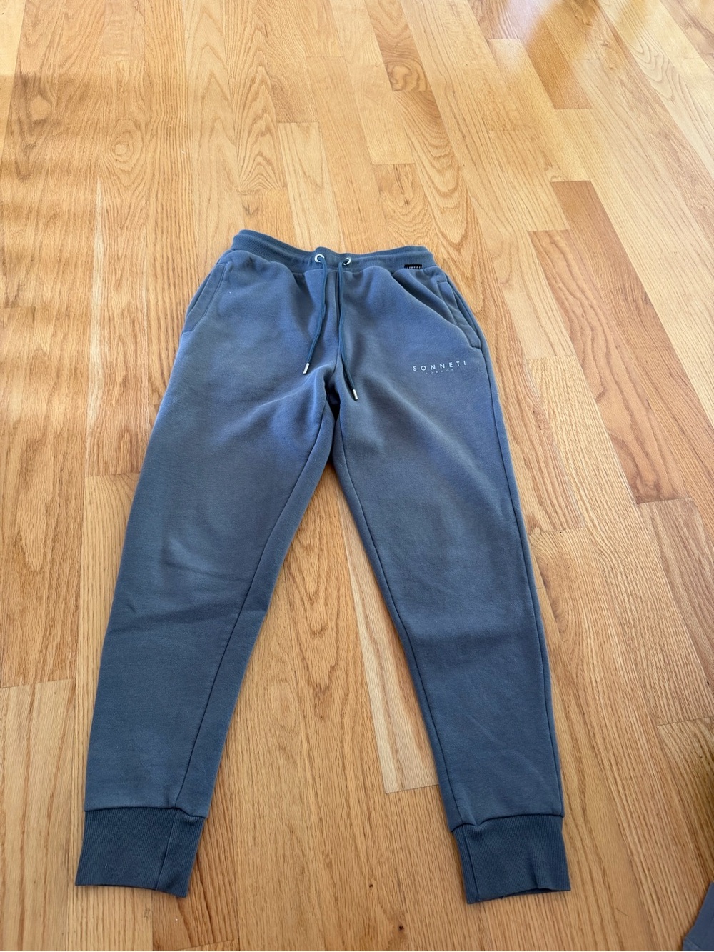 Sonneti Gray Drawstring Jogger Sweatpants